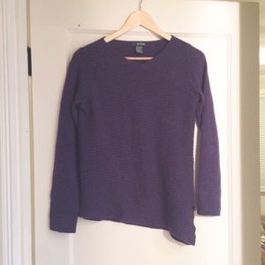 Griffin Cashmere Sweater | Asymmetrical Hem | Size S